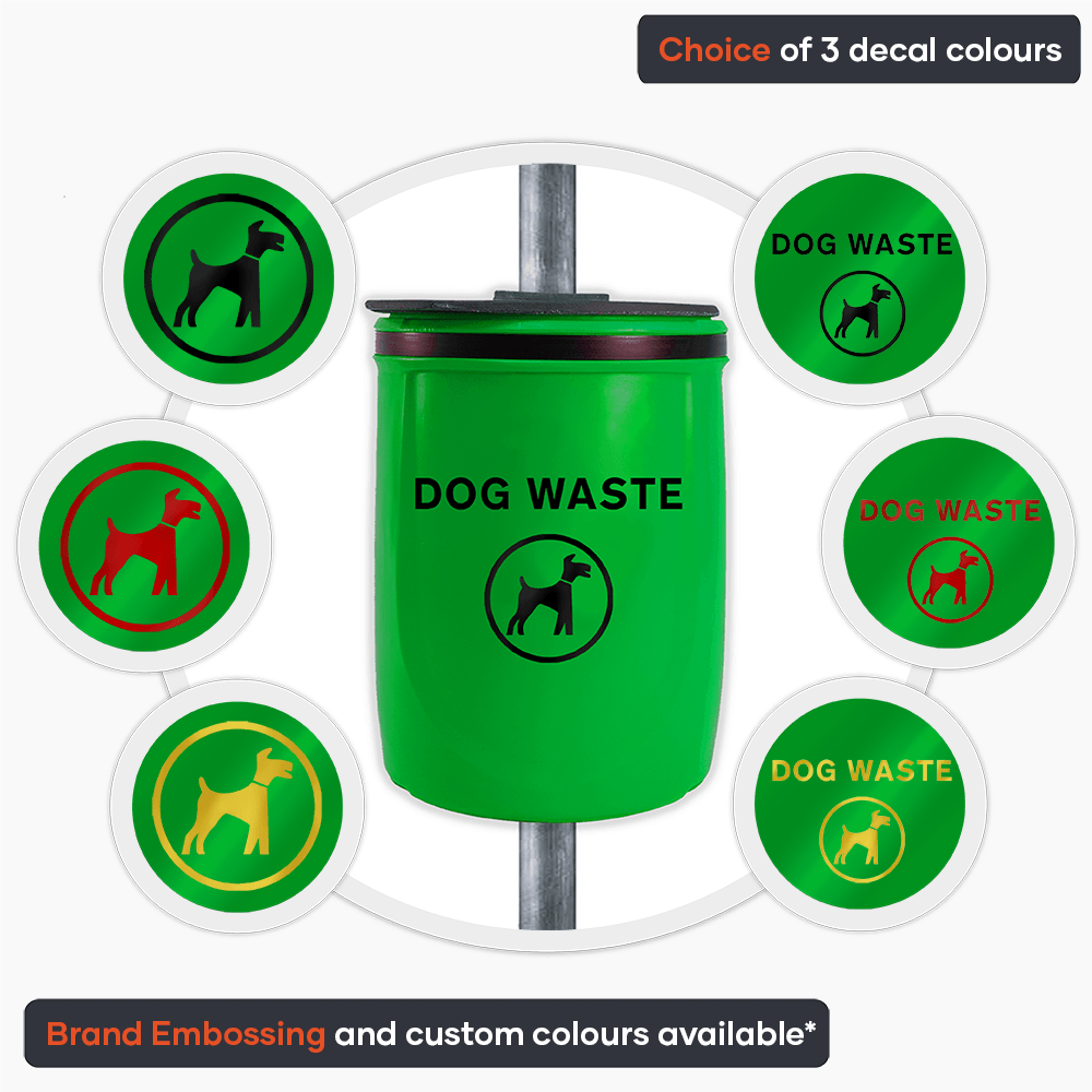 Outdoor Dog Waste Bin Melba Swintex