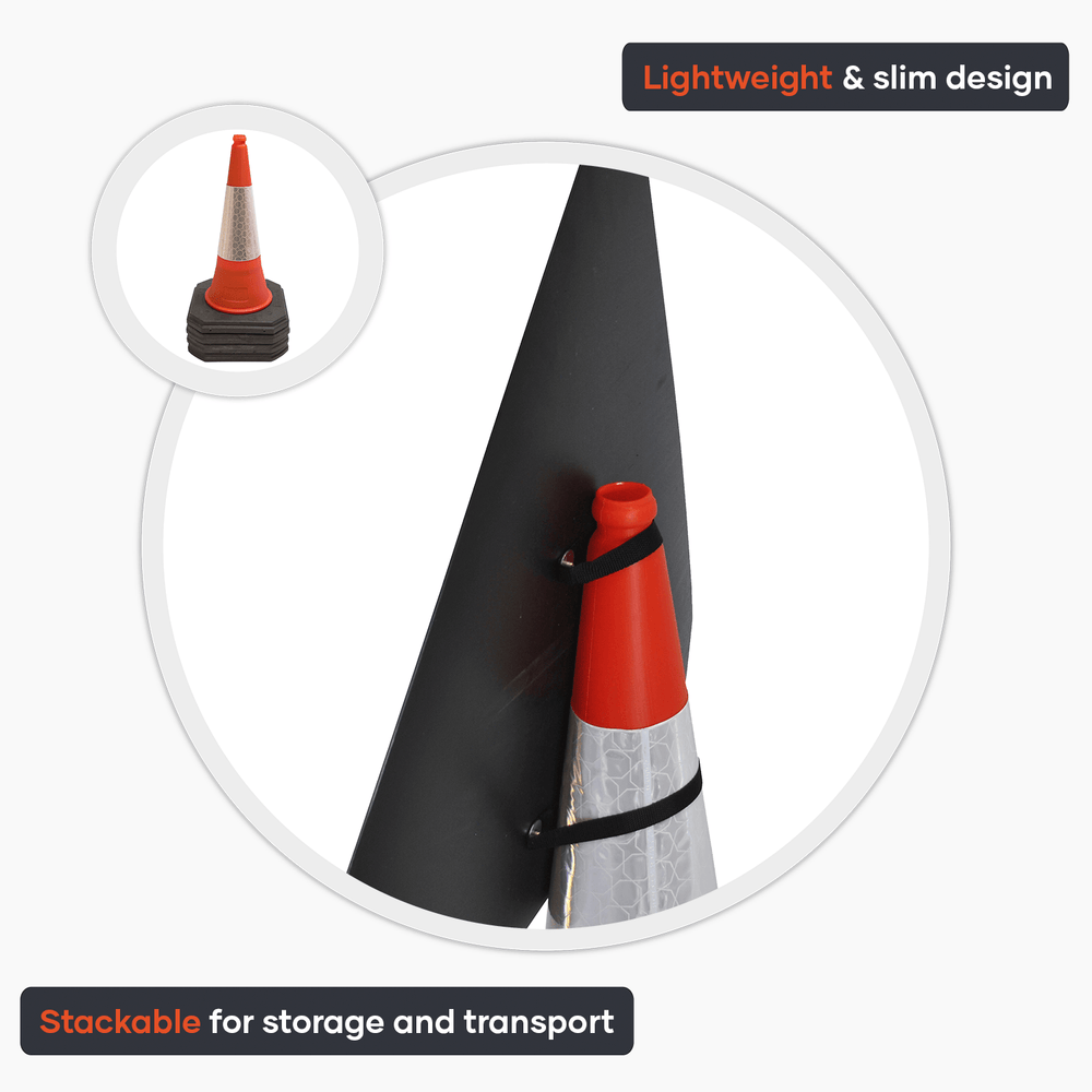 traffic-cone-road-mounted-signs-signage-warning-symbols-caution-directional-constuction-hazard-roadway-motorway-custom-roadwork-heavy-duty-reflective-caution-site-pedestrian-safety-plastic-portable-stackable-highway-uk