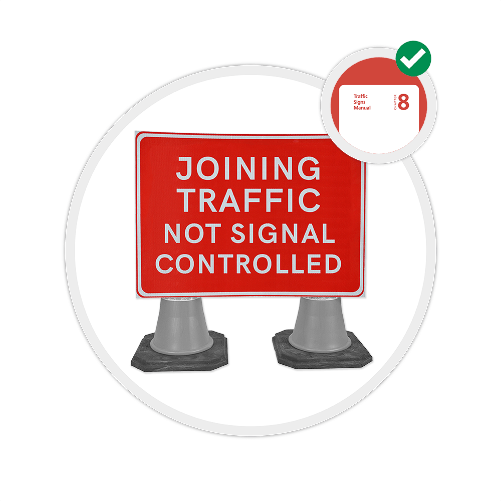 traffic-cone-road-mounted-signs-signage-warning-symbols-caution-directional-constuction-hazard-roadway-motorway-custom-roadwork-heavy-duty-reflective-caution-site-pedestrian-safety-plastic-portable-stackable-highway-uk