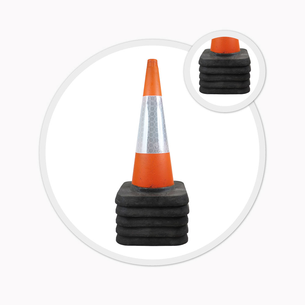 750mm orange road traffic cone street 75cm safety