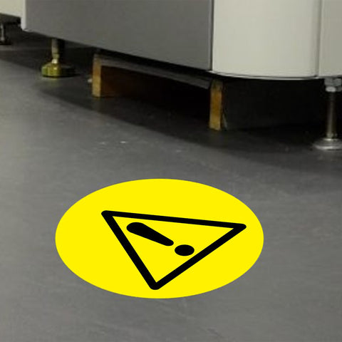 PROline floor sign Electrical Danger attention industrial heavy-duty slip-resistant warehouse safety high-visibility durable