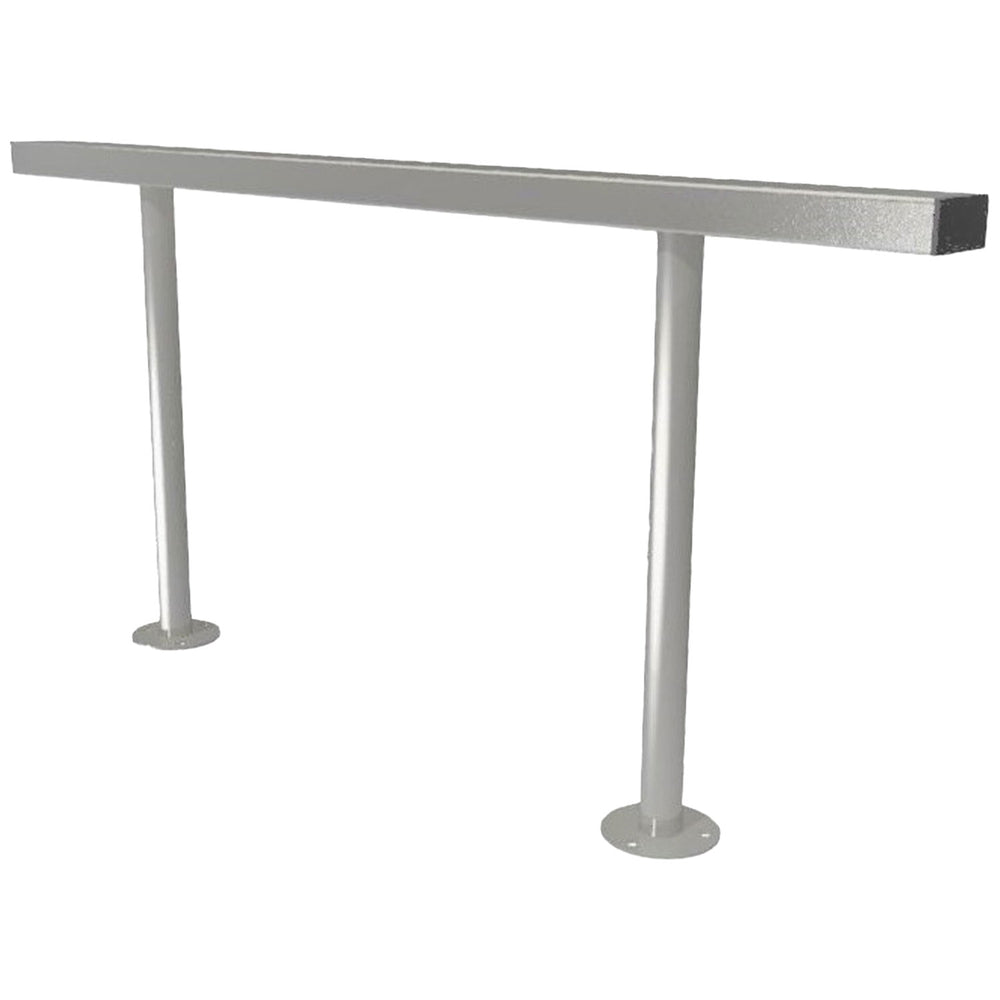 Perch-bench-for-smoking-shelter-area-outdoor-ashtrays-burbank-university-resteraunt-public-bars-pubs-galvanised-1500mm-seating-bus-stop-minimal-bolt-down-hospitals-industrial-stand-durable-heavy-duty