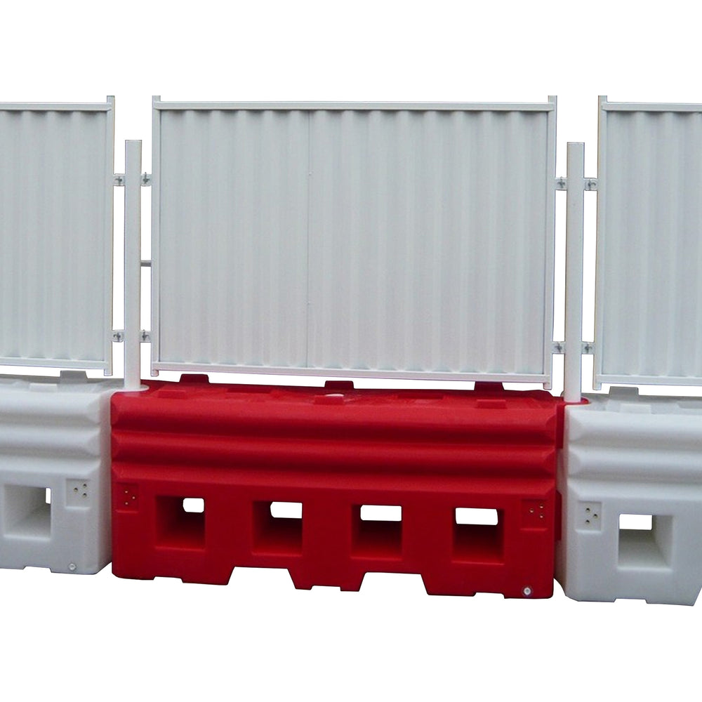 RB22-crash-tested-barrier-hoarding-mesh-fencing-panel-mdpe-BSEN1317-compliant-side-joining-plate-road-safety-vehicle-restraint-system-highway-guardrail-fence-impact-heavy-duty-racecourse-construction-events-crowd-control-temporary-modular-security-traffic-barricade-high-visibility