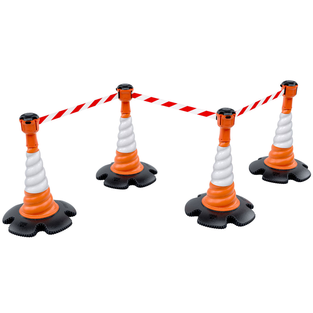 Skipper-TM-traffic-safety-cone-retractable-tape-barrier-high-visibility-events-reflective-belt-portable-temporary-heavy-duty-prismatic-pvc-orange-warehouse-road-transportable-durable
