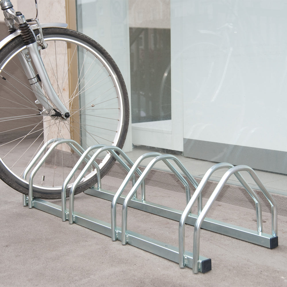 Steel-traffic-line-bike-rack-parking-outdoor-commercial-storage-durable-heavy-duty-corrosion-resistant-security-steel-galvanised