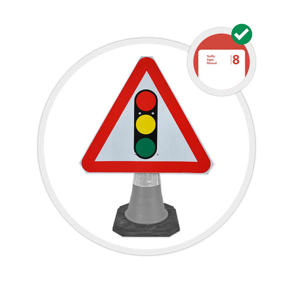 traffic-cone-road-mounted-signs-signage-warning-symbols-caution-directional-constuction-hazard-roadway-motorway-custom-roadwork-heavy-duty-reflective-caution-site-pedestrian-safety-plastic-portable-stackable-highway-uk