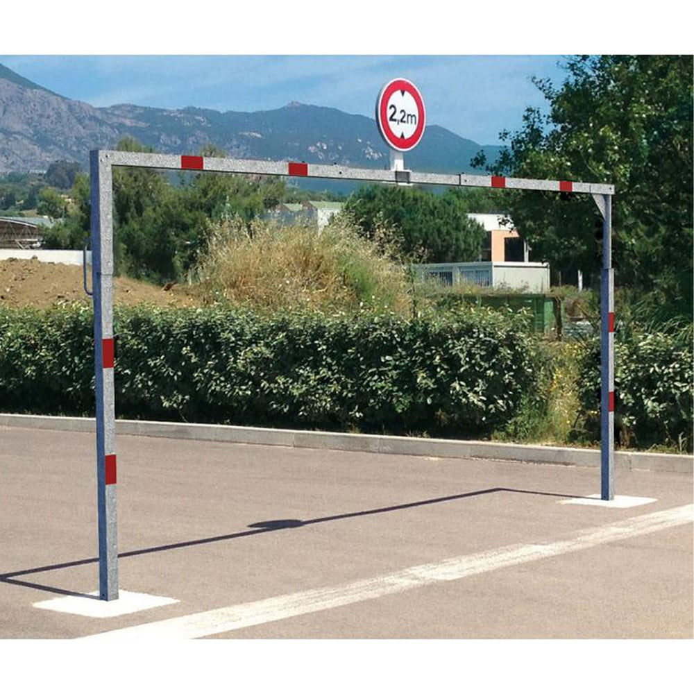 Universal-Swivel-Height-Restrictor-Limiters-Control-Device-Overhead-Restrictions-Parking-Garage-Limit-Loading-Dock-Control-Drive-Through-Car-Park-Industrial-Commercial-Low-Clearance-Warnings-Warehouse-Entrance-Vehicle-Loading-Bay-economy-