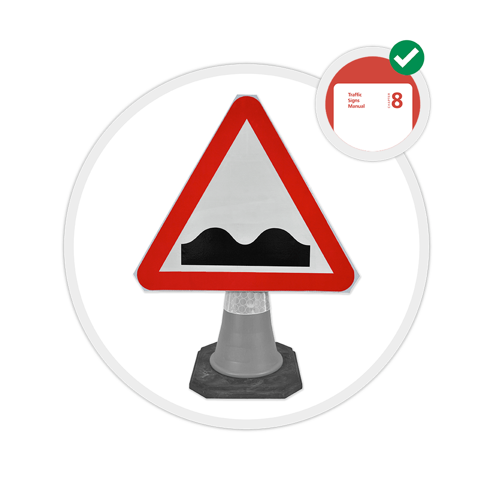 traffic-cone-road-mounted-signs-signage-warning-symbols-caution-directional-constuction-hazard-roadway-motorway-custom-roadwork-heavy-duty-reflective-caution-site-pedestrian-safety-plastic-portable-stackable-highway-uk