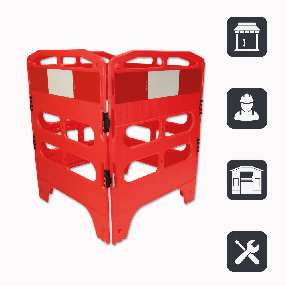 Red-Yellow-utility-barrier,-safety-and-construction-work-zone-barrier,-caution-tape-and-protective-traffic-hazard-management-man-hole-roadworks-event-pedestrian-individual-panel