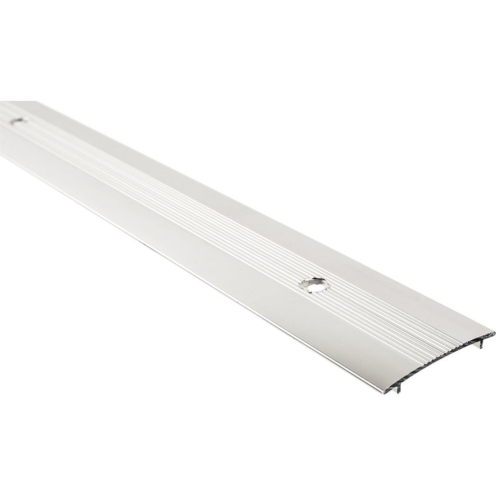 Premium 900mm Silver & Gold Twin Grip Floor Trims - Professional Transition Between Soft Floor Coverings. Easy to Cut & Secure with Screws. Made from Aluminum, Bright Silver Finish. Conceals Floor Edging, Simple Installation. Available in Silver or Gold.