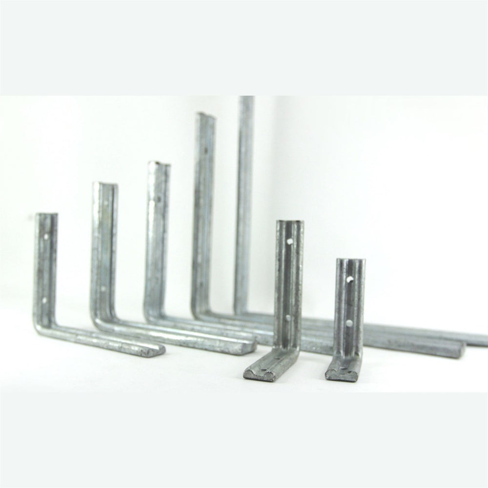 Galvanised Shelf Brackets - Versatile for Shelving and Joinery, Ideal for Radiator Cabinets, Wardrobes, and Reinforcing Joinery. Available in Various Sizes for Agricultural, Commercial, or Domestic Use. Galvanised Coating for Indoor or Outdoor Applications.