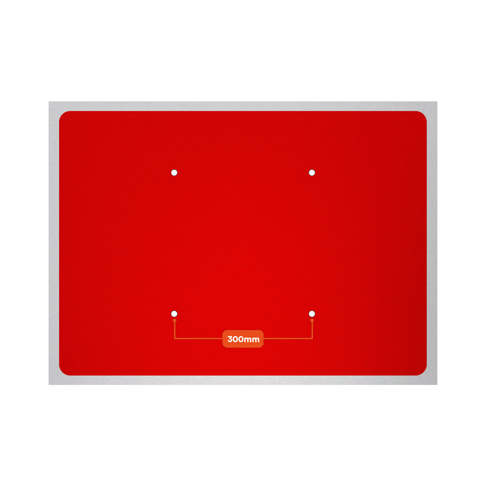 Reflective Quick Fit Sign Faces Chapter 8 Compliant The Red Book Road Sign High Visibility Traffic Safety Temporary Boards Custom Sign Frame RA1  HIP Class 2 RA2 Prismatic GRP Plastic Substrate Composite Dibond