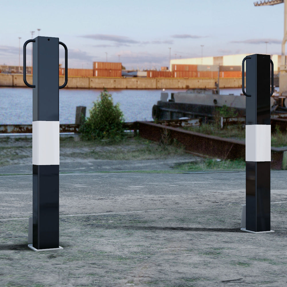 removable-square-bollard-black-white-safety-traffic-parking-temporary-post-pillar-retractable-galvanised-locked-vehicle-cars-access