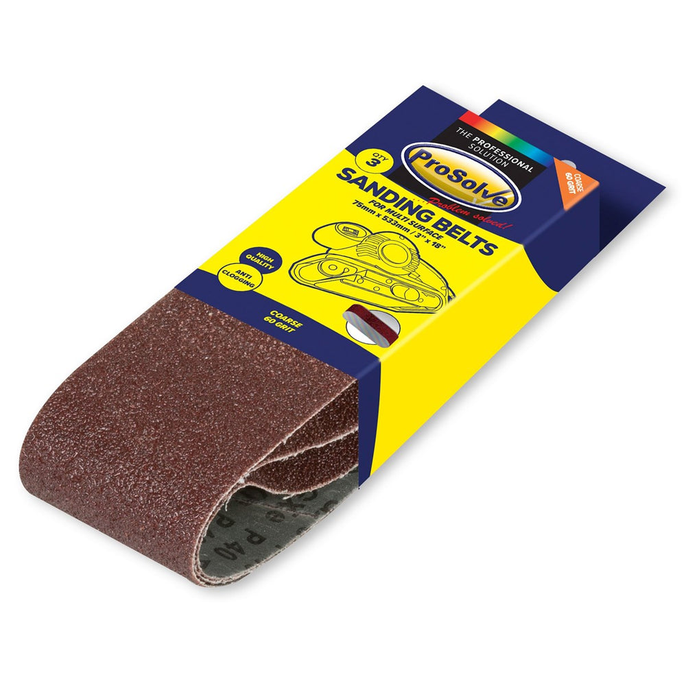 Unpunched sanding belts with aluminum oxide, anti-clogging design for longer-lasting performance. Ideal for wood, metal, and more.