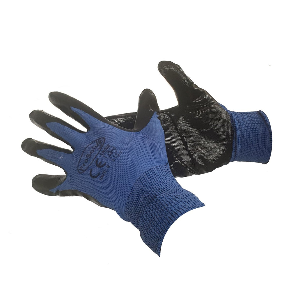 Enhance grip and protection with Super-Grip Anti-slip Nitrile Gloves. Versatile for agriculture, surveying, household, DIY. Nitrile coating resists chemicals. Seamless nylon body ensures comfort and flexibility. Ideal for secure handling in various tasks.