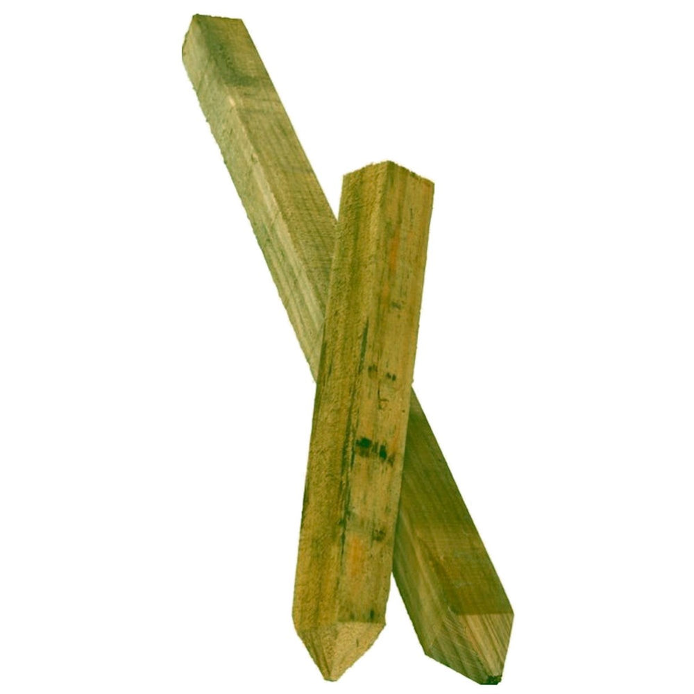 Discover top-quality tanalised stakes, resistant to rot, fungus, and insects. Perfect for garden, survey, and construction projects, these treated timber stakes are built to last. Ideal for temporary construction marking, these stakes are treated for extra-long life.