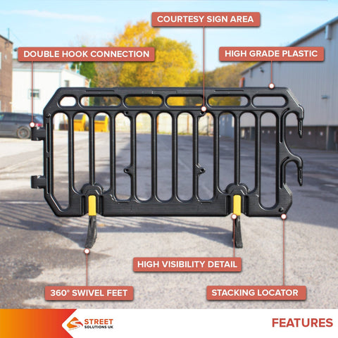 2M Crowd Control Barrier | Pedestrian Barriers | Street Solutions UK