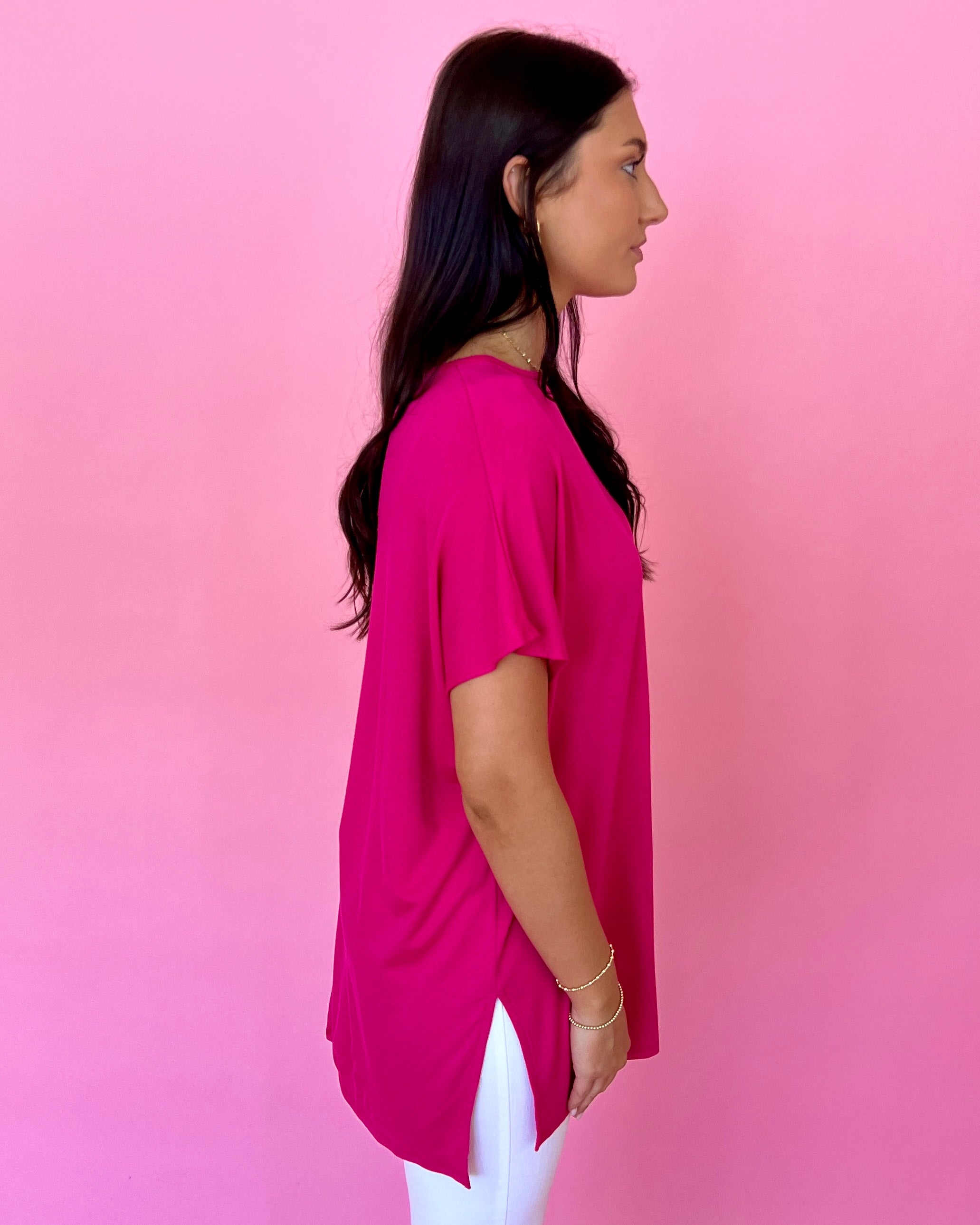Anything But Fuchsia Top