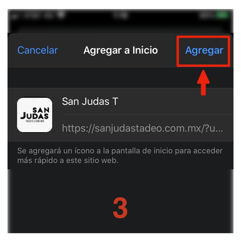Instalar app en iOS paso 3