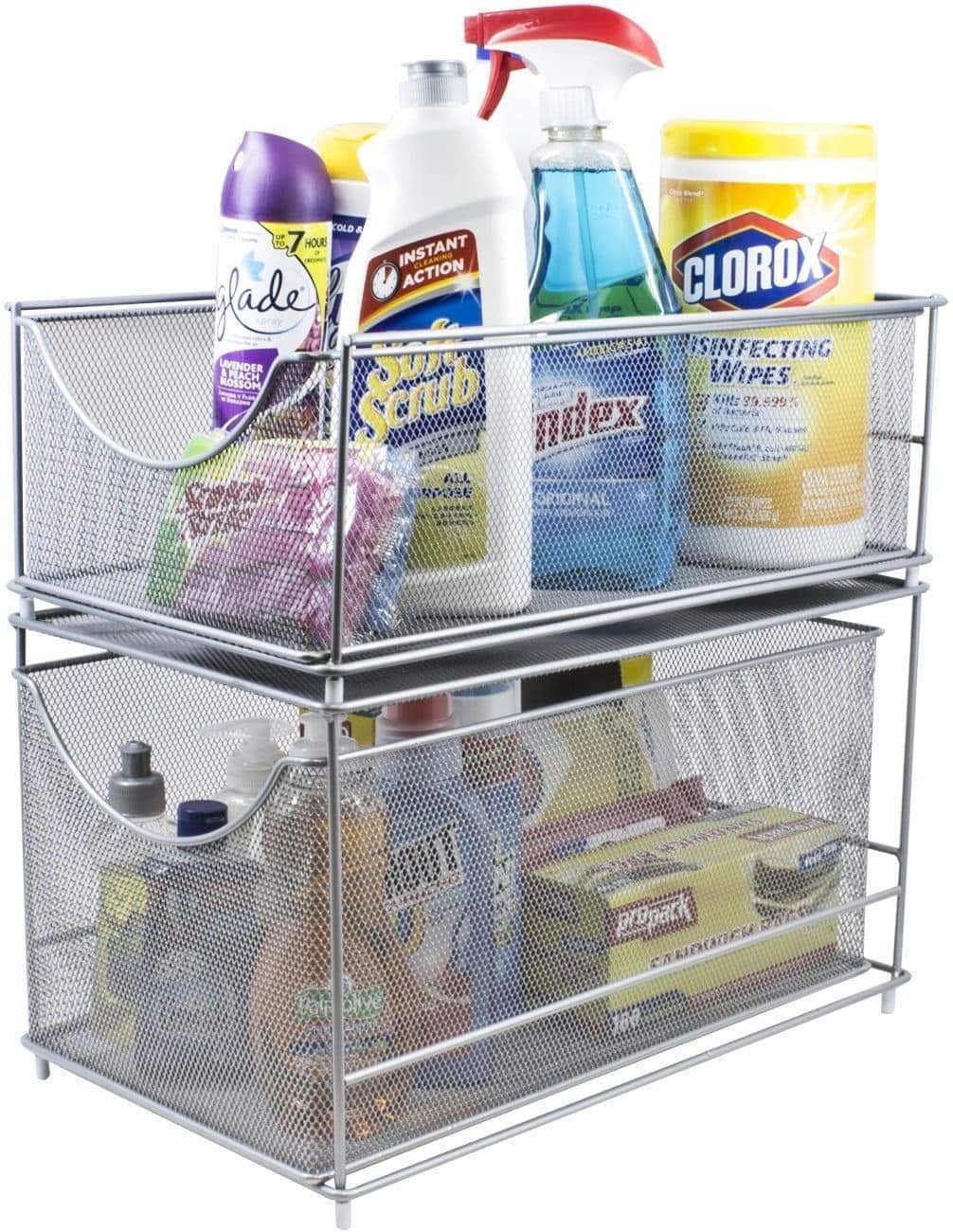 Save On Sorbus Cabinet Organizer Set Mesh Storage Organizer