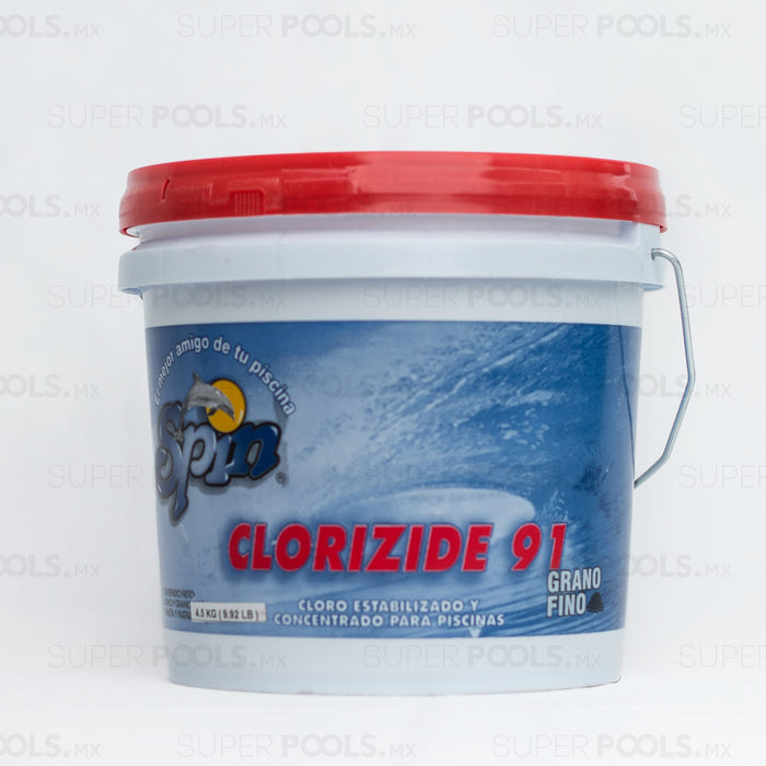 Spin Cloro Clorizide 91 Granulado Bactericida, Fungicida y Algicida Pa—  