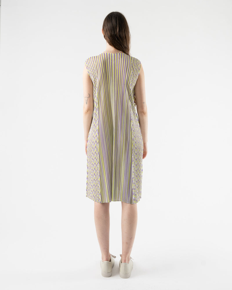 Pleats Please Issey Miyake Crossroad in Lime Green Curated at Jake