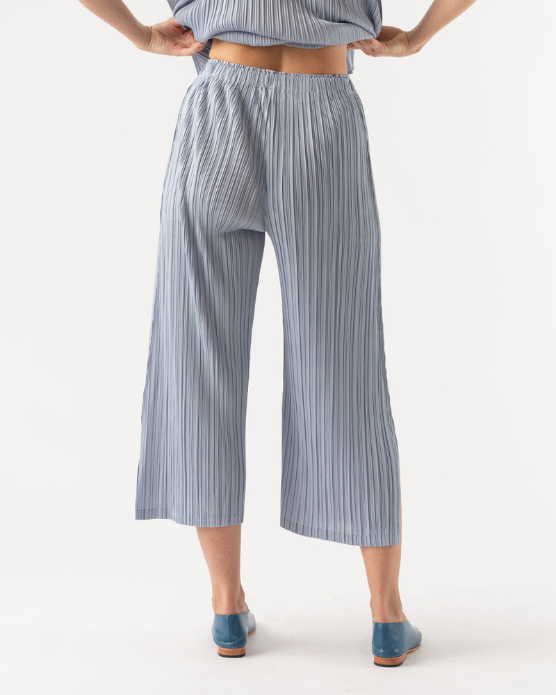 Pleats Please Issey Miyake Mellow Pleat Pants in Grayish Blue