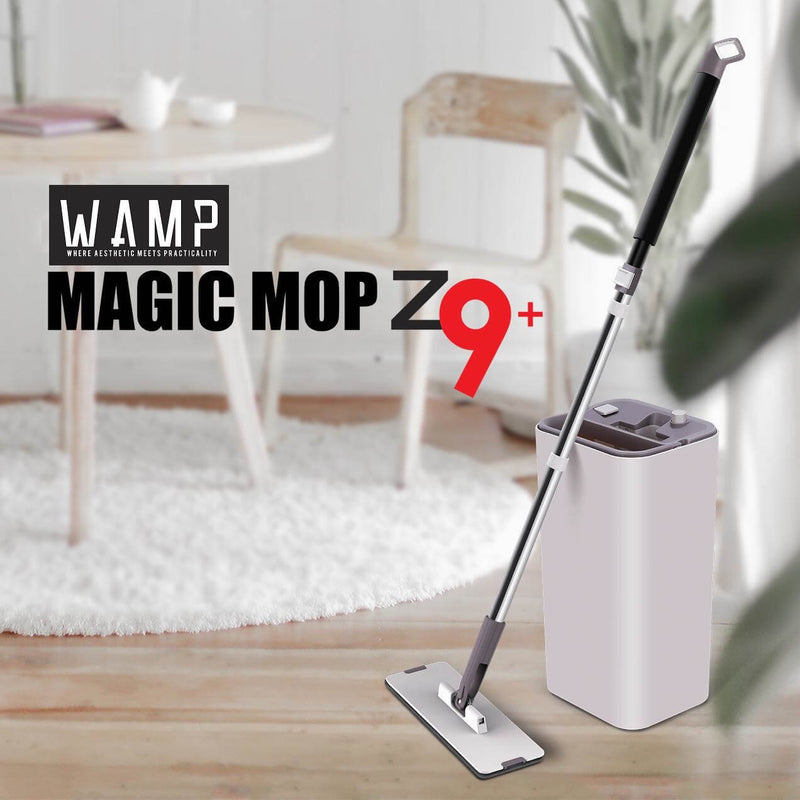 veer vrouw dempen The Magic Flat Mop • Hands-Free Cleaning • WAMP SG