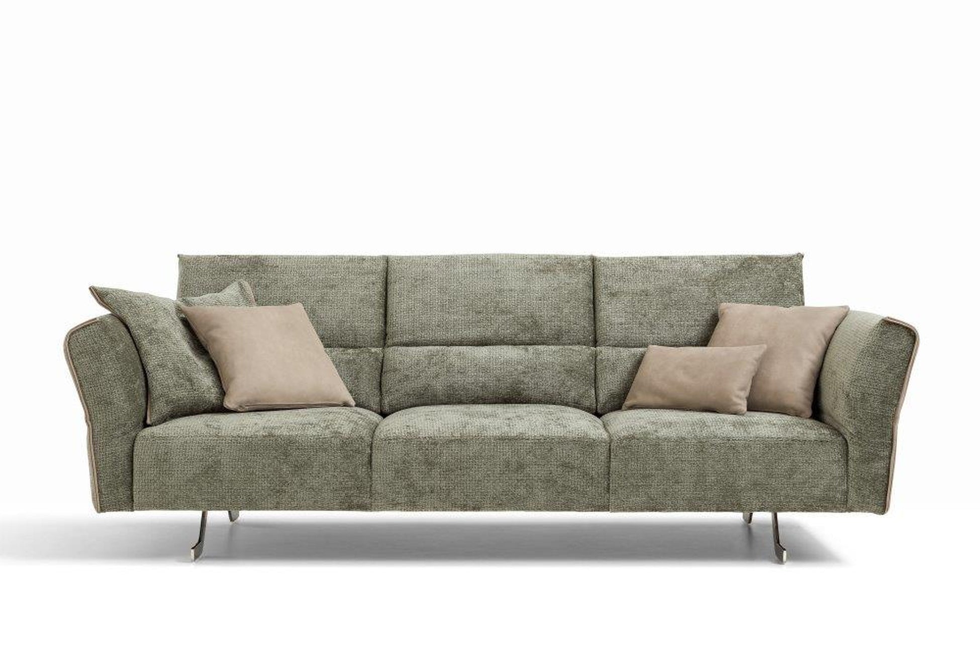 Stoff Sofa Denver in Grün