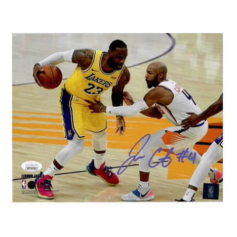 signed basketball photo