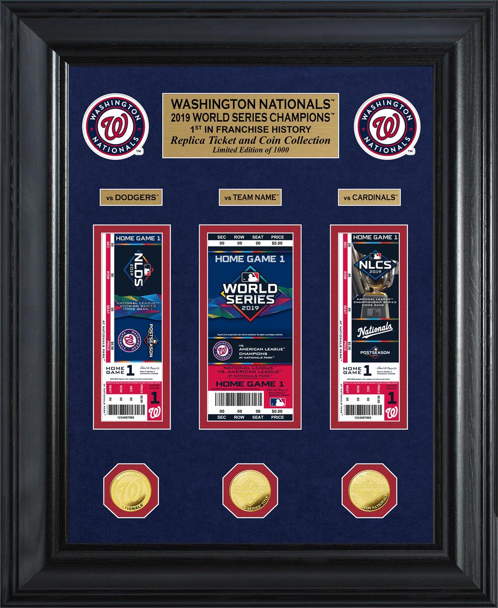 Houston Astros 2-Time World Series Champions Deluxe 18 x 22 Gold Coin &  Ticket Collection Ltd Ed of 1,000