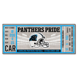 NFL - Carolina Panthers Ticket Runner 30x72 