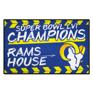 Los Angeles Rams Super Bowl Champions Badge Logo by Sam Behrmann on Dribbble