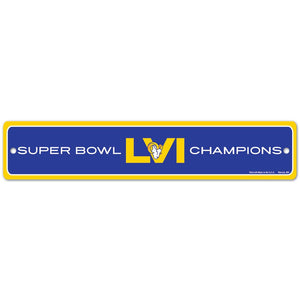 La Rams 2022 Super Bowl LVI Champions Full Size Large Pennant