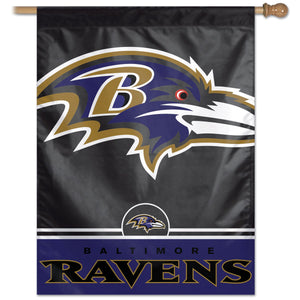 Baltimore Ravens Vertical Flag - 27"x37"