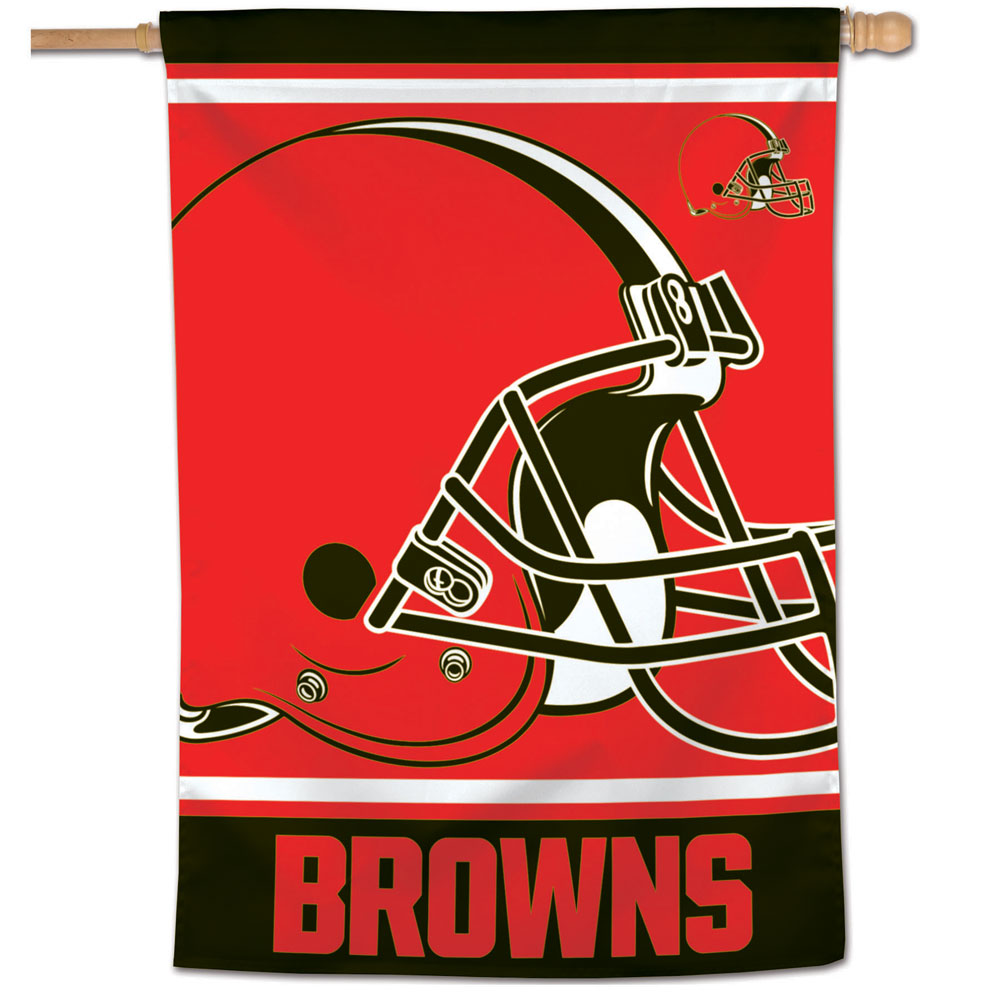 : Cleveland Browns Dawg Pound Brownie Double Sided Banner Flag :  Sports & Outdoors