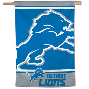 Detroit Lions Mega Logo Vertical Flag - 28x40 – Sports Fanz