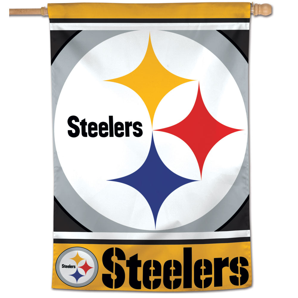 Pittsburgh Steelers Man Cave Flag