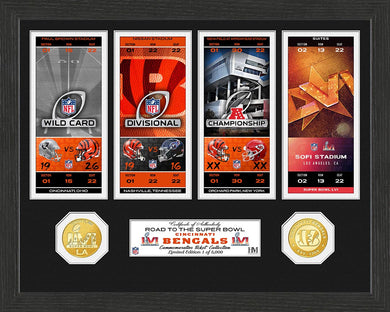 Tampa Bay Buccaneers 2-Time Super Bowl Champions Deluxe Gold Coin & Ticket Collection