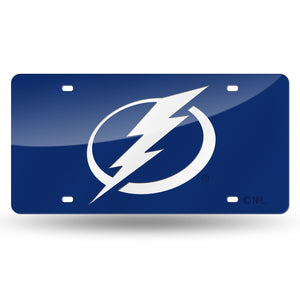 Tampa Bay Lightning Auto Emblem Silver Chrome Color Raised Molded Decal  Hockey