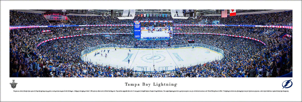 Tampa Bay Lightning Amalie Arena Panoramic Picture – Sports Fanz