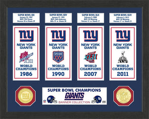 New York Giants Super Bowl XXV Champions 16'' x 20'' Plaque