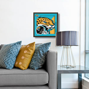 Nfl Jacksonville Jaguars 3d Logo Series Wall Art - 12x12 : Target