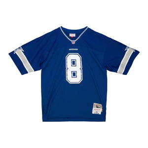 Troy Aikman Dallas Cowboys Autographed Blue Alternate Mitchell & Ness Authentic  Jersey