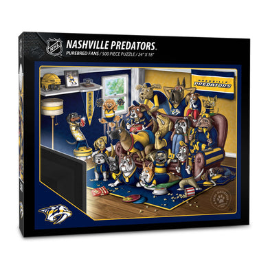Nashville Predators Purebred Fans 500 Piece Puzzle - 
