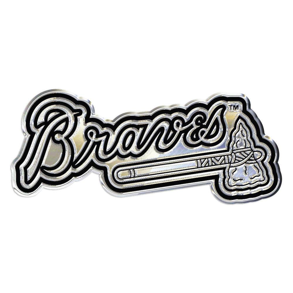 braves logo black