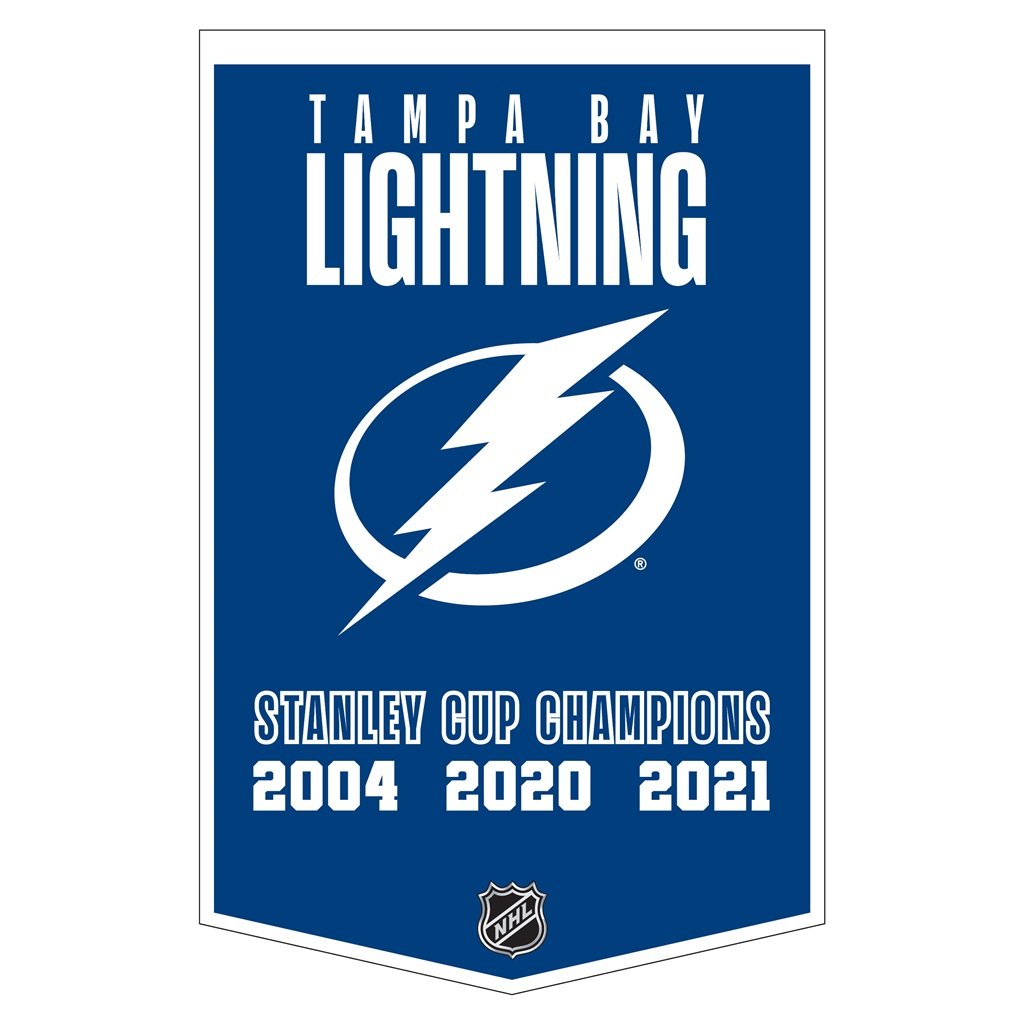 Tampa Bay Lightning Stanley Cup Champions Dynasty Banner Sports Fanz