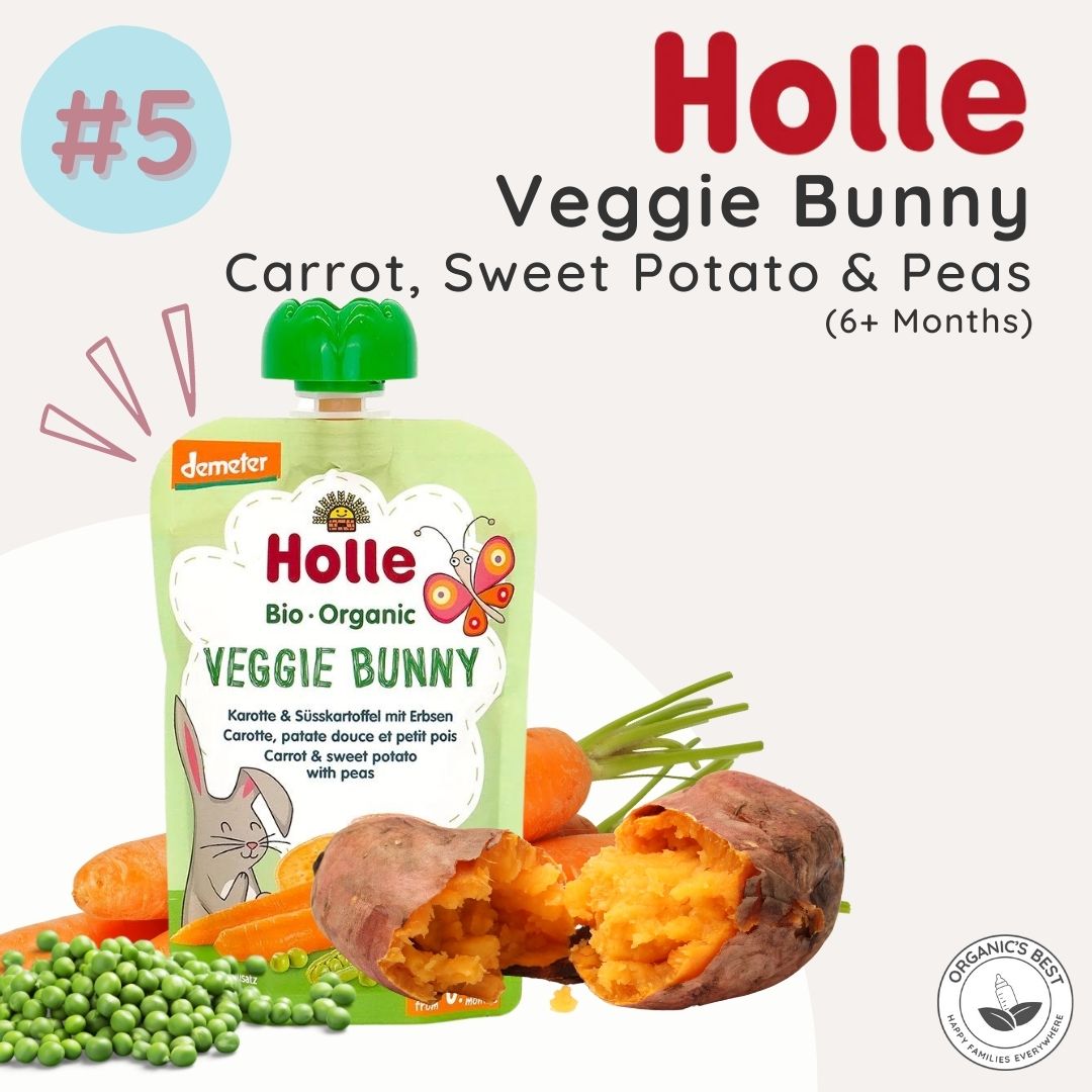 Holle Baby Food Pouch #5 Veggie Bunny | Organic's Best