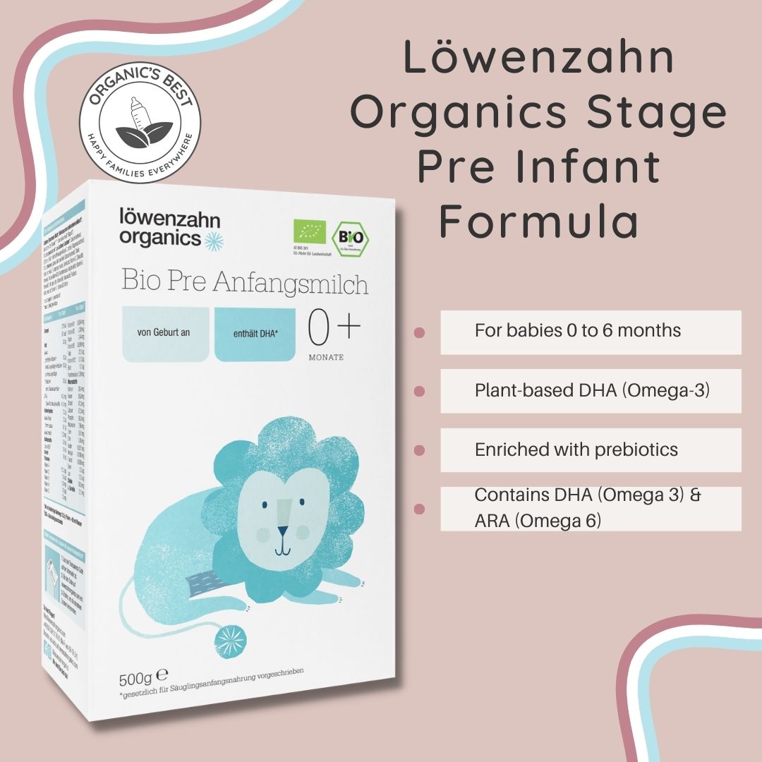 Löwenzahn Organics Stage Pre Infant Formula | Organic's Best