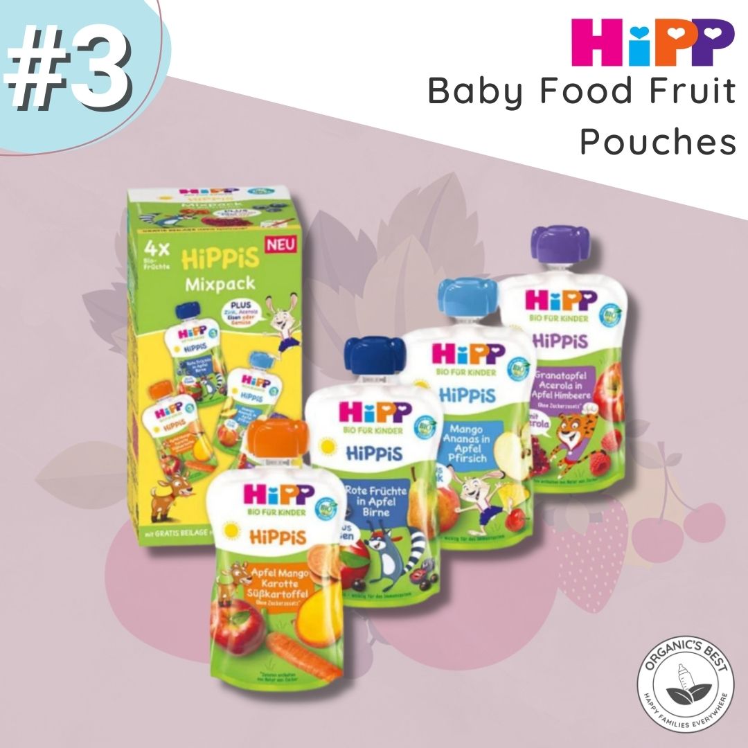 #3 HiPP Fruit Pouches | Organic's Best
